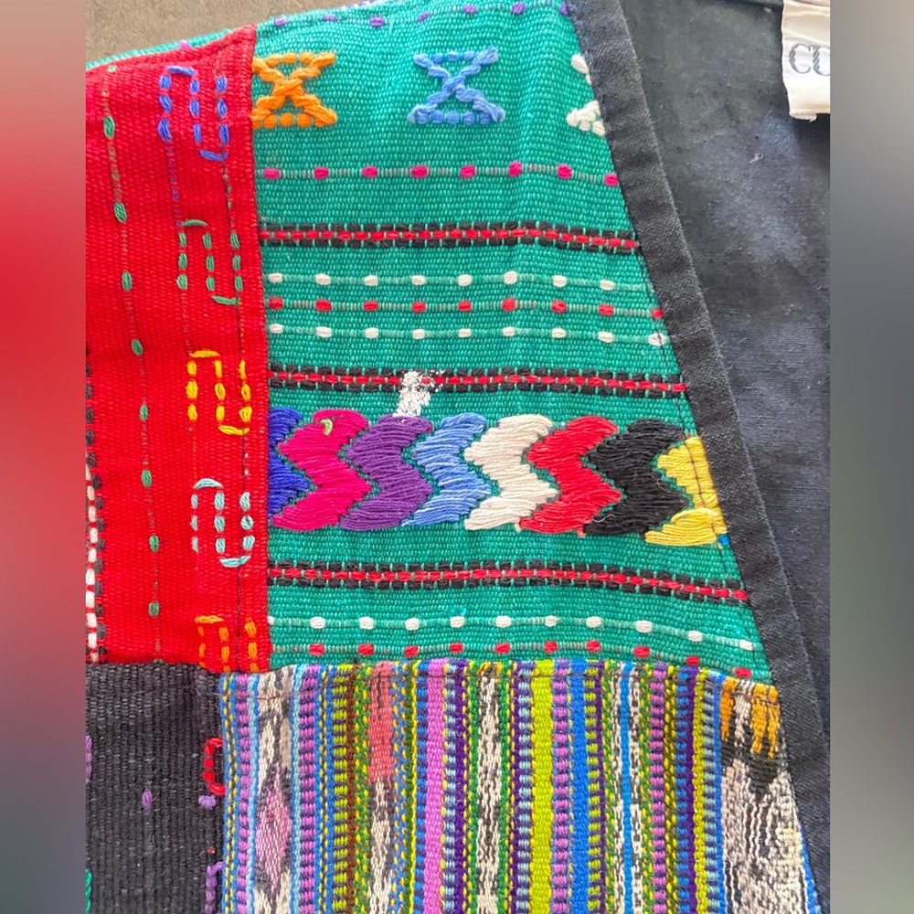 Embroidered Vintage Patchwork Grandmacore Vest - image 3